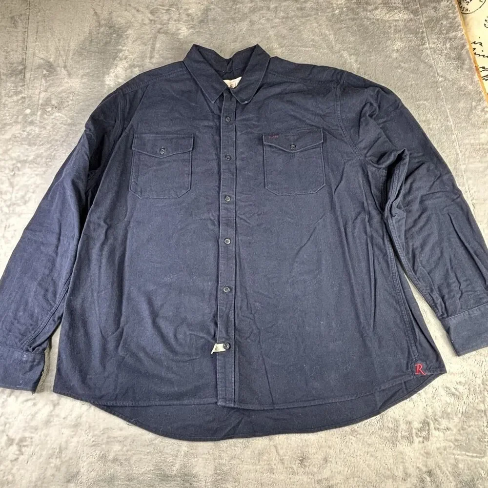 Remington Arms 1816 Shirt Mens 2XL Button Down Flannel Workwear Outdoors Hunting